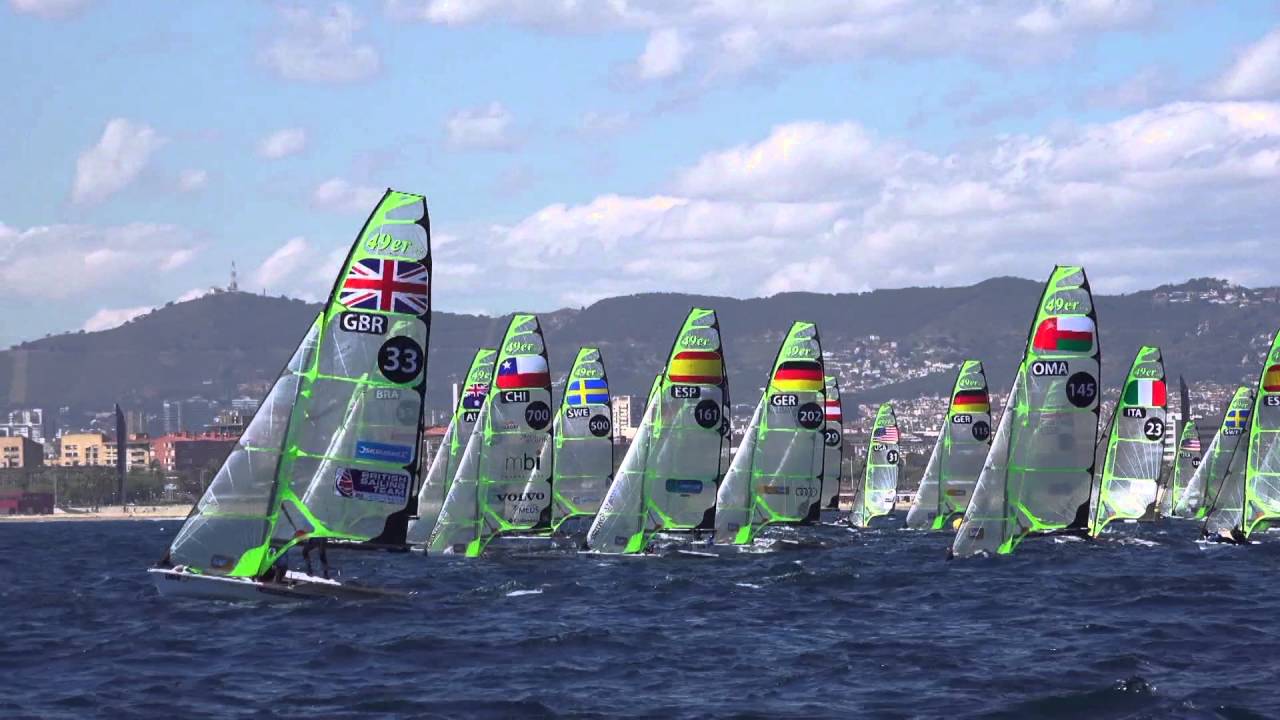 49er Sailing Highlights - 2016 Euros Day 1