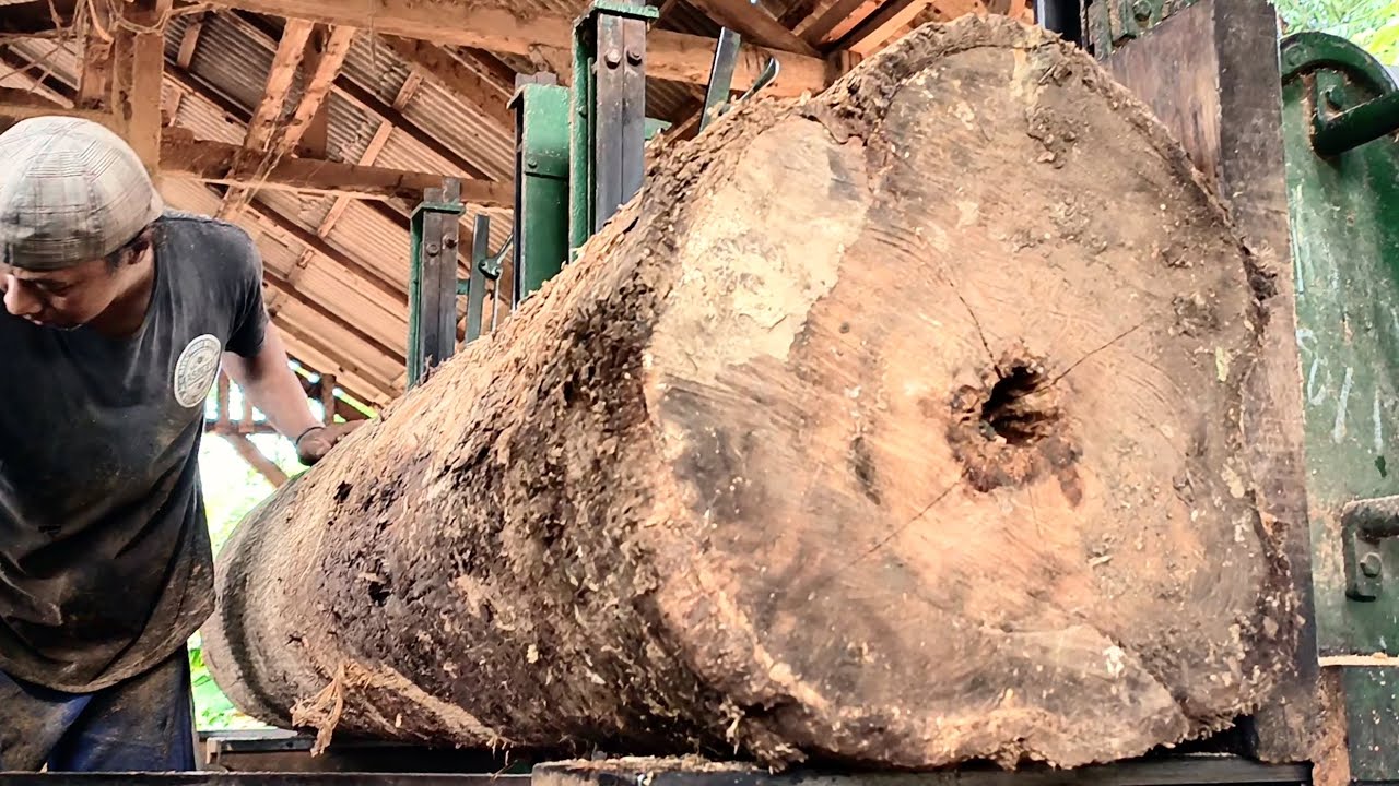 Great Sawing Ideas and Techniques for Turning Logs into Slabs | At the sawmill 