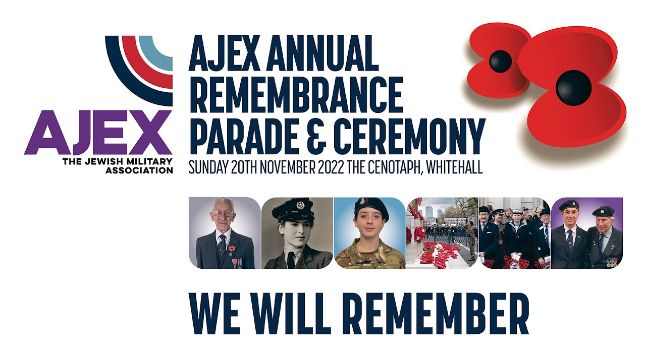 AJEX 2022 Remembrance Parade & Ceremony