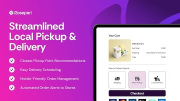 Add Store Pickup and Local Delivery to your Shopify Store!