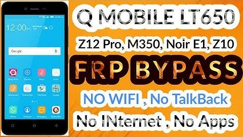 Q Mobile LT550/650 FRP Bypass|| Micro Mobile Faisalabad || MMF||