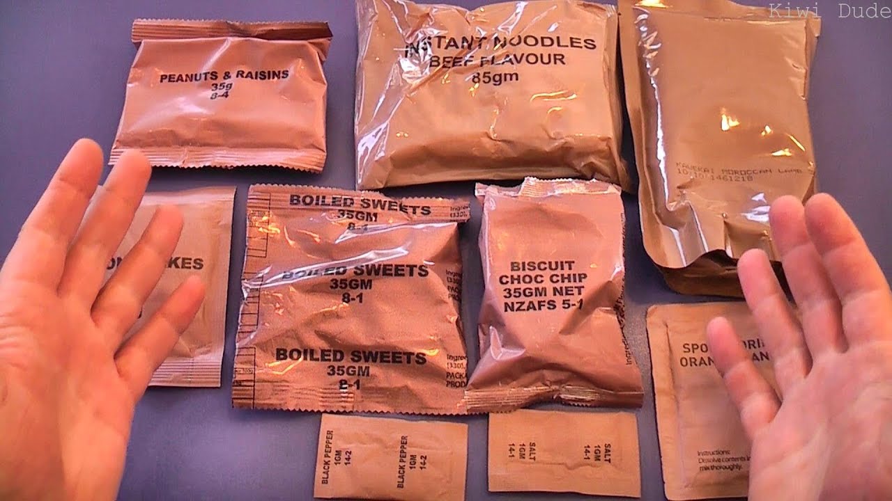 MRE Review New Zealand Military 24 Hour Ration Packs (Part 3 Lunch) YouTube MRE Review New Zealand Military 24 Hour Ration Packs (Part 3 Lunch) YouTube