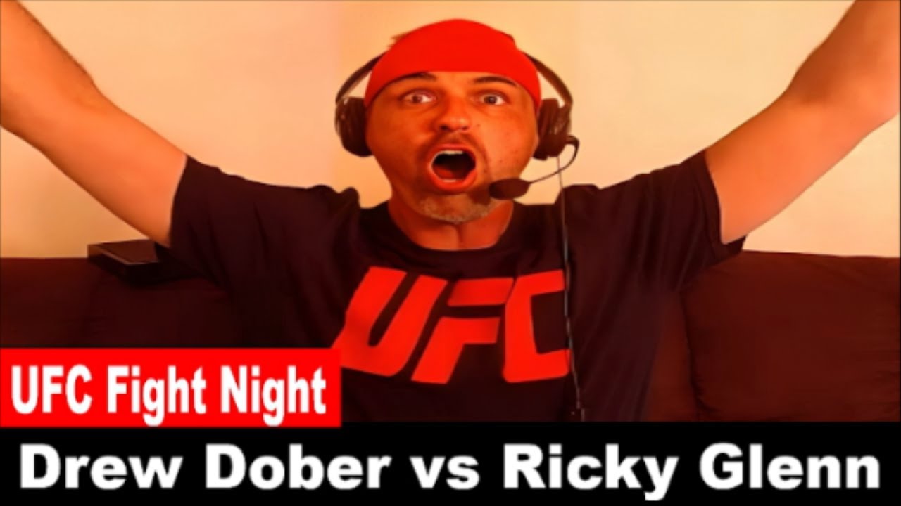 UFC Fight Night: Drew Dober KO's Ricky Glenn LIVE REACTION