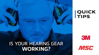 QUICK TIPS #34: 3M: Is Your Hearing Protection Working? The E-A-Rfit Test