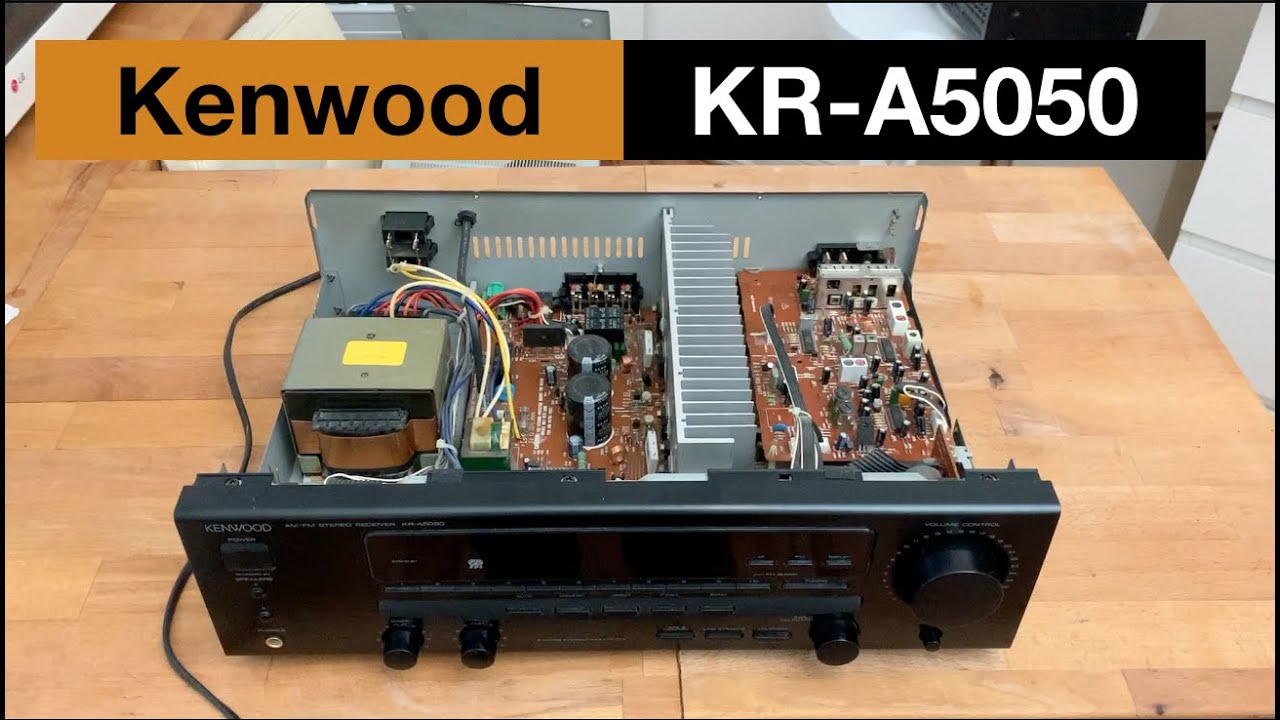 Ampli Récepteur Stéréo Kenwood KR-A5050 - 100W/canal - FM/AM - Sans Télécommande - Occasion