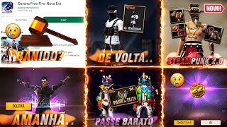 AMANHÃ!! ALOK DE GRAÇA? GARENA FOI PROCESSADA!! STEAMPUNK 2.0, PASSE COM DESCONTO E MAIS - FREE FIRE