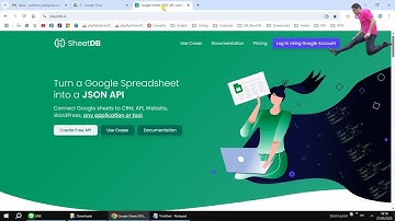 Turn a Google Spreadsheet into a JSON API | sheetdb.io