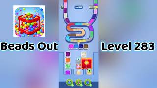 🎮 Beads Out Level 283 Walkthrough 🧩 | Tricky Bead Puzzle Solution | Mini Boss