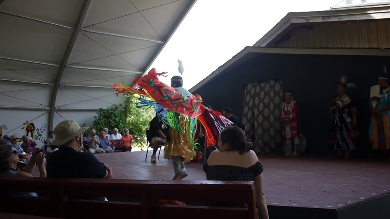 Womans Fancy Shawl at Ojibwe Cultural Foundation 