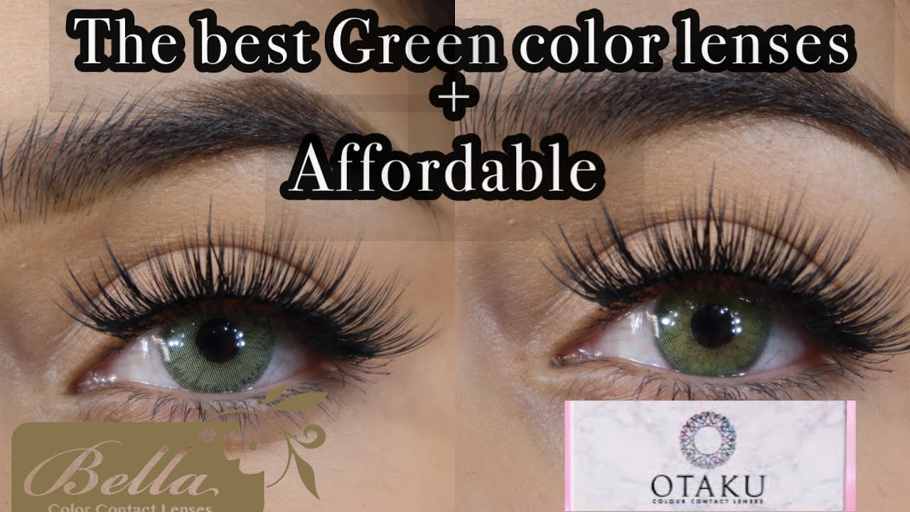 Bella Gemstone Green Colored Contacts