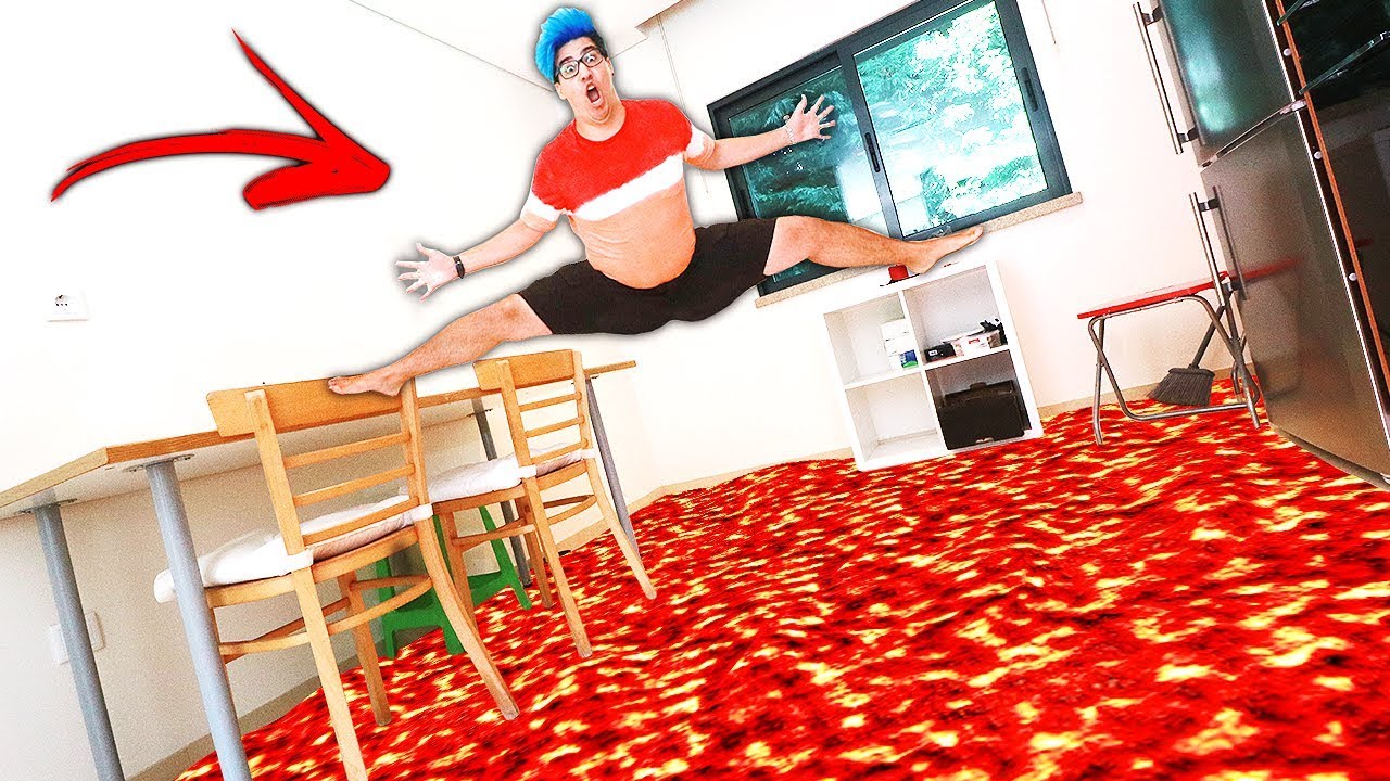 COMO IRRITAR UM AMIGO COM CHÃO É LAVA !