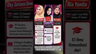 Biodata Kakak Beradik Oki Setiana Dewi, dr. Shindy Putri & Ria Ricis! Sama² Cantik dan Berprestasi‼️