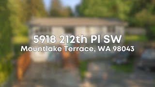 5918 212th Pl SW, Mountlake Terrace, WA 98043