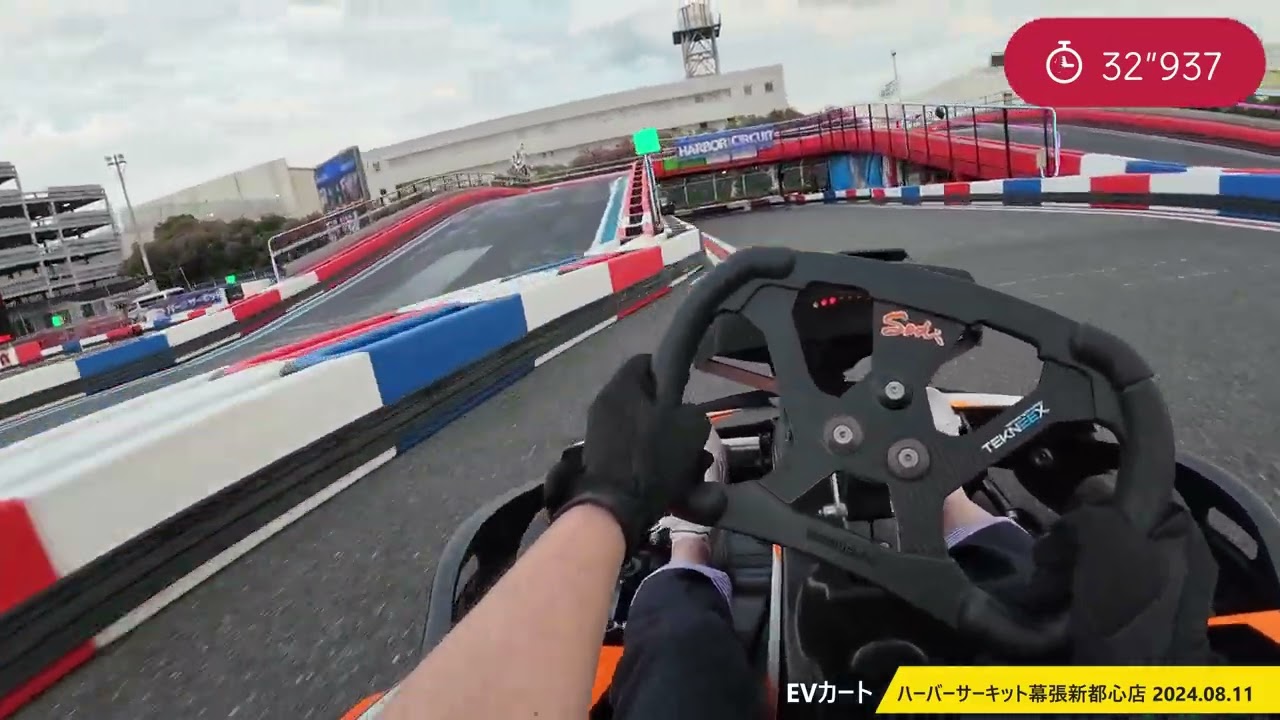 ハーバーサーキット幕張新都心店でEVカートに乗ってきた