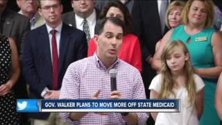 Walker pushing his plans to move more off state Medicaid