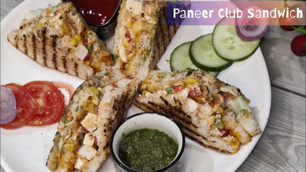 Paneer Club Sandwich You're gonna make again and again Veg Club