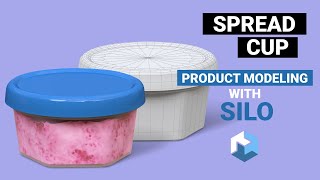 Product Subdivision Modeling #5: Spread Cup Packging. Silo 3D