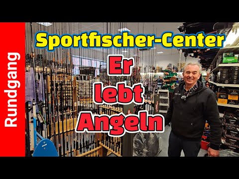 Inhaber überrascht 🤫 Besuch im Sportfischer Center Hamm 🎣 Rundgang im Angelladen