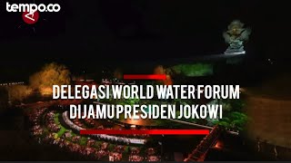 Dijamu Presiden Jokowi, Delegasi World Water Forum Goyang Bersama
