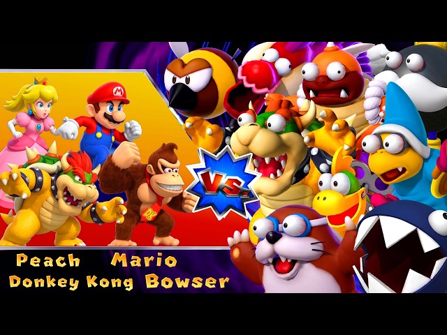 マリオパーティジャンボリー ペーパーマリオRPG ドンキーコングバナンザ スーパーマリオパーティ ジャンボリー】全ボスミニゲーム最強決戦