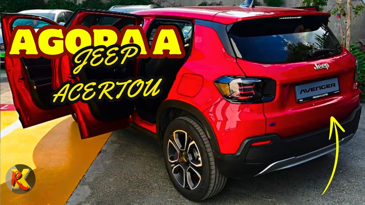 NOVO SUV COMPACTO MAIS BARATO DA JEEP NO BRASIL: NOVO JEEP AVENGER