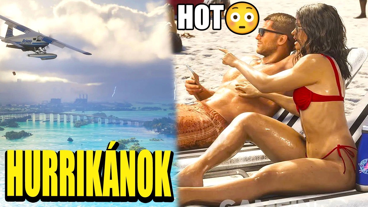12 új GTA6 kép: hurrikánok, motoros bandák és 170 állatfaj!