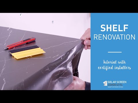 Video: Self-adhesive film is an ideal material for interior renovation