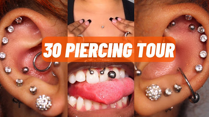 30 PIERCING TOUR (Dermal, Tongue, Conch, Tragus, Septum + More) | RaggedyRoyal