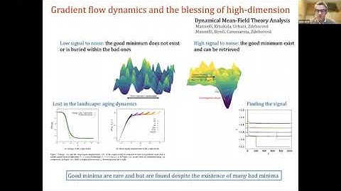 Giulio Biroli - Loss Landscape of Neural Networks - EPFL Virtual Symposium