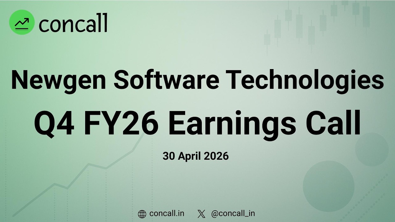 Newgen Software Technologies Q4 FY26 Earnings Conference Call | Concall ...