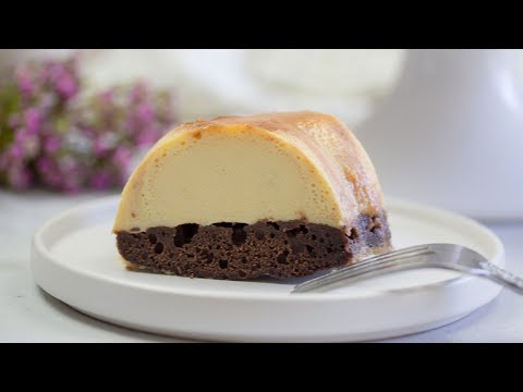 Magic Chocolate Flan Cake | Chocoflan Recipe