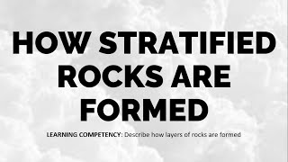 How Stratified Rocks or Layers of Rocks Are Formed | Earth Science