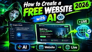 How to Create a FREE Website with AI in 2026 | Build & Publish Your Website for FREE 🚀(part-1)  Guide