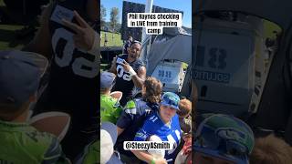 Phil Haynes Checking In LIVE from Seahawks TRAINING CAMP (Day 16) #Shorts