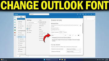 How To Change Default Font Size, Style & Color in Microsoft Outlook - Quick Fix