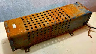 Rusty heater restoration | I restored old soviet radiator