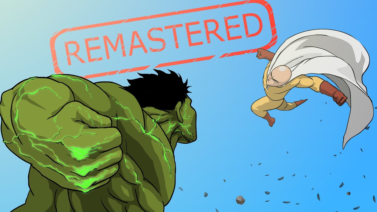 HULK Vs. SAITAMA [REMASTERED] Fan Animation - Taming The Beast