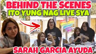 SARAH GARCIA UPDATE | BEHIND THE SCENE NUNG KANYANG LIVE + VIDEOKE WITH TEAM PATATAS 🥰