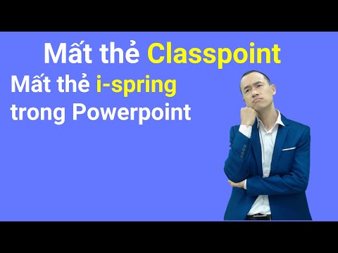 Cách khắc phục lỗi không hiển thị classpoint hoặc ispring bên trong powerpoint