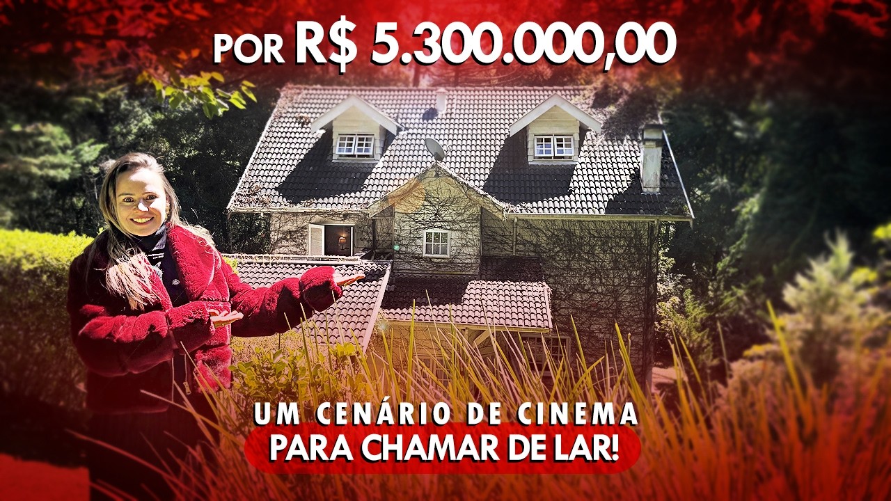 Vídeo do Imóvel: Casa à venda por R$ 5.300.000 - Fonte Simão - Campos do Jordão/SP