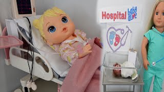 New baby is born Baby Alive Doll Hospital Tour