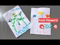 Fork flowers  indoor activities for kids  qidz at home