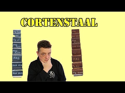 Video: Hoe las je cortenstaal?