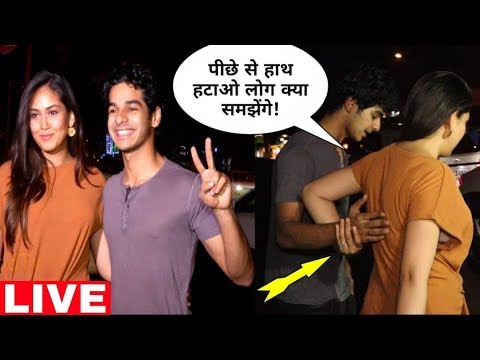 Ishaan Khattar Shows Love And Respect For Bhabi. Mira Rajput bollywood events london