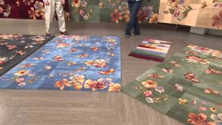 Royal Palace Butterfly Radiance 3' x 4'9" Wool Rug with Jill Bauer screenshot 5