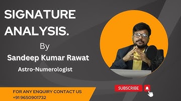 SIGNATURE ANALYSIS I BY SANDEEP KUMAR RAWAT