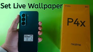 Realme P4x 5G: How to set live wallpaper screenshot 1