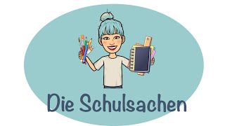 Die Schulsachen / Deutsch lernen / German School Objects / Almanca Okul eşyaları / Was ist das ?