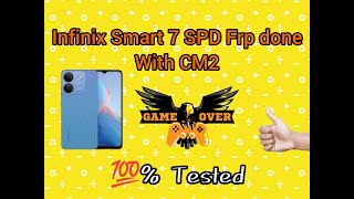 Infinix Smart 7 SPD X6516 FRP Done With CM2