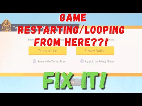 Pokemon Unite: Game Restarting Or Looping at Terms And Conditions Here's A Solution.